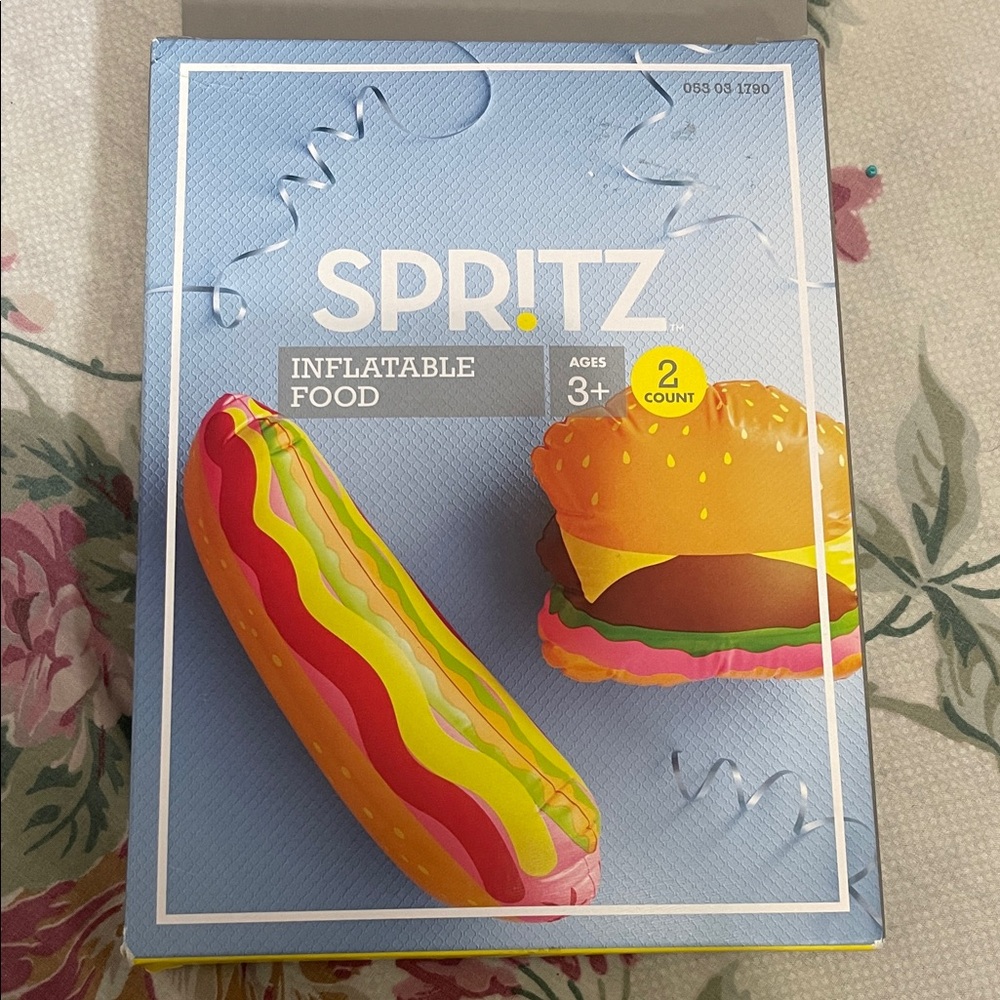 Spritz Inflatable Food Set - Hot Dog and Burger